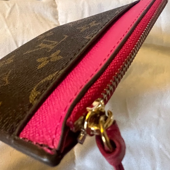 👑✅PRICE FIRM✅ Brown and Pink Fashion Monogram Card Case. Brand New! - Picture 7 of 15